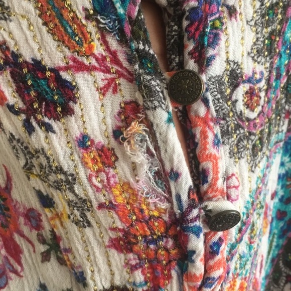 AEO Paisley Printed Romper - Picture 3 of 5